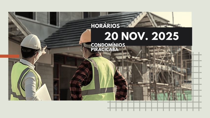 Horários Condomínios Piracicaba - Feriado 20/11/2025
