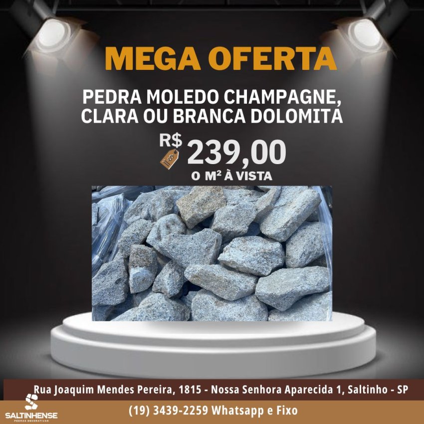 Mega Oferta Pedra Moledo